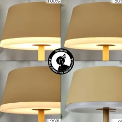 hofstein Romdrup Lampe de table d'extérieur, Lampe à poser LED Sable, 1 lumière