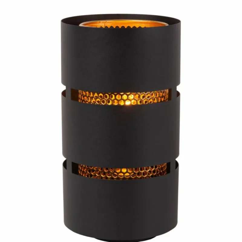 Lampes Dorées-Luminaires Lucide ROSAS Lampe à poser Noir, 1 lumière