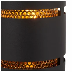 Lampes Dorées-Luminaires Lucide ROSAS Lampe à poser Noir, 1 lumière