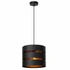 Lampes Dorées-Luminaires Lucide ROSAS Suspension Noir, 1 lumière