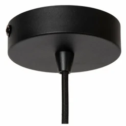 Lampes Dorées-Luminaires Lucide ROSAS Suspension Noir, 1 lumière