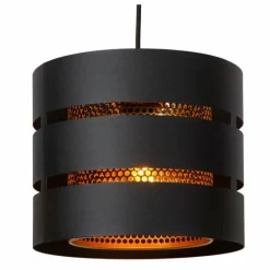 Lampes Dorées-Luminaires Lucide ROSAS Suspension Noir, 3 lumières