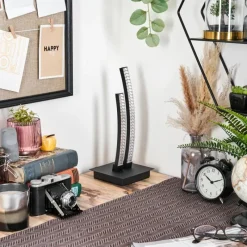 hofstein Rowan Lampe à poser LED Noir, 1 lumière* Lampes À Poser