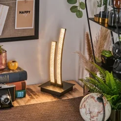 hofstein Rowan Lampe à poser LED Noir, 1 lumière* Lampes À Poser