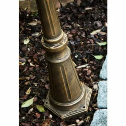 Luminaires Rustiques-hofstein Réverbère Antibes Brun doré, 2 lumières