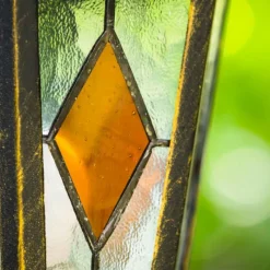 Luminaires Rustiques-hofstein Réverbère Antibes Brun doré, 1 lumière