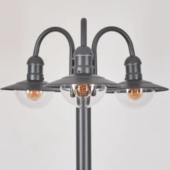 hofstein Réverbère Elima Anthracite, 3 lumières