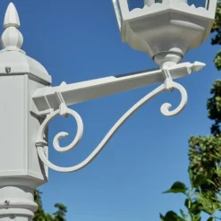 hofstein Réverbère Hongkong Blanc, 2 lumières