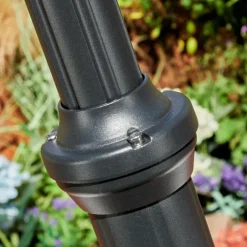 hofstein Réverbère Hongkong Noir, 2 lumières