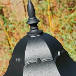 hofstein Réverbère Hongkong Noir, 2 lumières