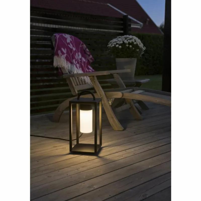 Luminaires Konstsmide Réverbère Konstsmide Bologna LED Noir, 1 lumière