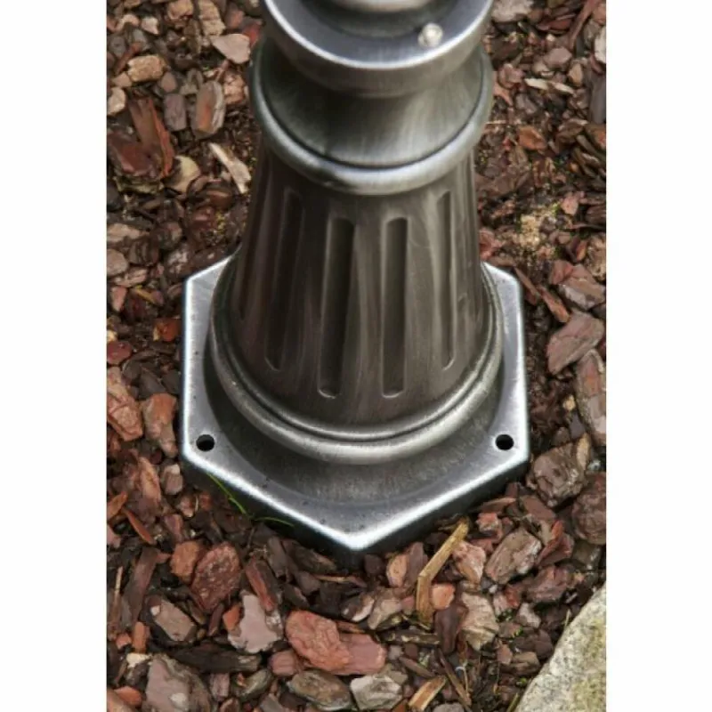 Luminaires Rustiques-Luminaires Konstsmide Réverbère Konstsmide Noir, Argenté, 3 lumières