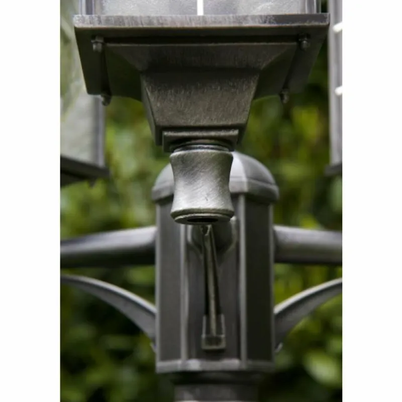 Luminaires Rustiques-Luminaires Konstsmide Réverbère Konstsmide Noir, Argenté, 3 lumières