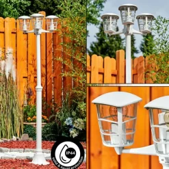 hofstein Réverbère Lalwori Blanc, 3 lumières