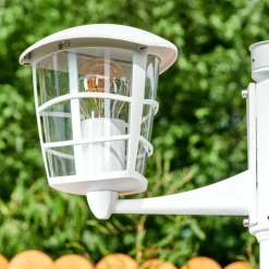 hofstein Réverbère Lalwori Blanc, 3 lumières