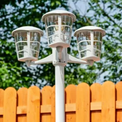 hofstein Réverbère Lalwori Blanc, 3 lumières