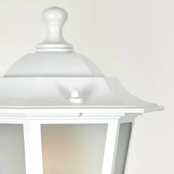 Luminaires Rustiques-hofstein Réverbère Loria Blanc, 2 lumières