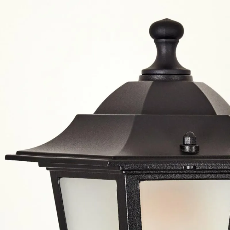 Luminaires Rustiques-hofstein Réverbère Loria Noir, 2 lumières