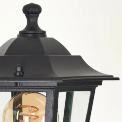 Luminaires Rustiques-hofstein Réverbère Loria Noir, 3 lumières