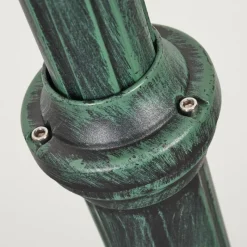 Luminaires Rustiques-hofstein Réverbère Loria Vert, Noir, 3 lumières