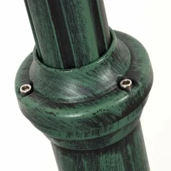 Luminaires Rustiques-hofstein Réverbère Loria Vert, Noir, 2 lumières