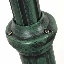 Luminaires Rustiques-hofstein Réverbère Loria Vert, Noir, 2 lumières