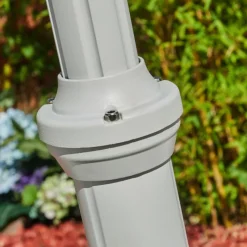 hofstein Réverbère Naofe Blanc, 2 lumières