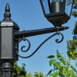 Luminaires Rustiques-hofstein Réverbère Naofe Noir, 2 lumières