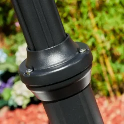 Luminaires Rustiques-hofstein Réverbère Naofe Noir, 2 lumières