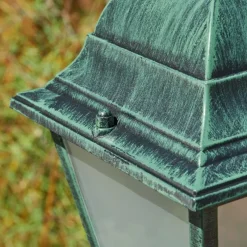 hofstein Réverbère Naofe Vert, Noir, 3 lumières