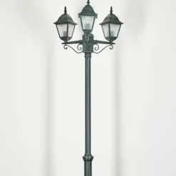 hofstein Réverbère Naofe Vert, Noir, 3 lumières