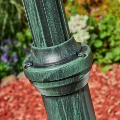 hofstein Réverbère Naofe Vert, Noir, 3 lumières