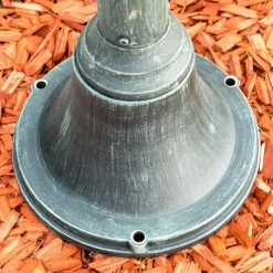 Luminaires Rustiques-hofstein Réverbère NATAL Vert, Noir, 3 lumières