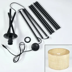 Luminaires Scandinaves-hofstein Sabadim Lampadaire beige, 1 lumière