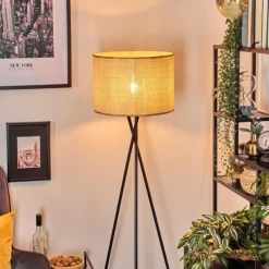 Luminaires Scandinaves-hofstein Sabadim Lampadaire beige, 1 lumière