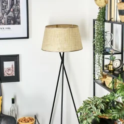 Luminaires Scandinaves-hofstein Sabadim Lampadaire beige, 1 lumière