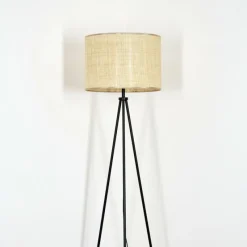 Luminaires Scandinaves-hofstein Sabadim Lampadaire beige, 1 lumière