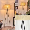 Luminaires Scandinaves-hofstein Sabadim Lampadaire beige, 1 lumière