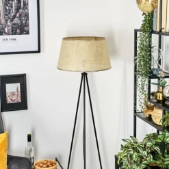 Luminaires Scandinaves-hofstein Sabadim Lampadaire beige, 1 lumière
