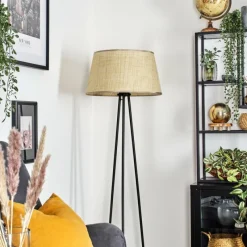 Luminaires Scandinaves-hofstein Sabadim Lampadaire beige, 1 lumière