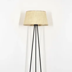 Luminaires Scandinaves-hofstein Sabadim Lampadaire beige, 1 lumière