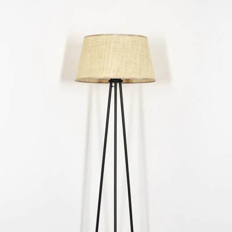 Luminaires Scandinaves-hofstein Sabadim Lampadaire beige, 1 lumière