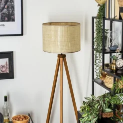 Luminaires Scandinaves-hofstein Sabadim Lampadaire Écru, 1 lumière