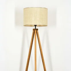 Luminaires Scandinaves-hofstein Sabadim Lampadaire Écru, 1 lumière