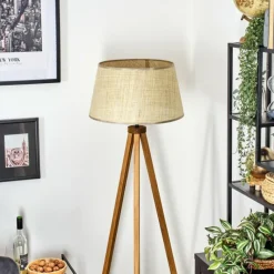 Lampes En Tissu-hofstein Sabadim Lampadaire Écru, 1 lumière