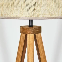 Lampes En Tissu-hofstein Sabadim Lampadaire Écru, 1 lumière