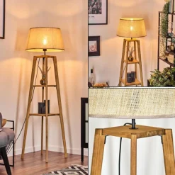 Luminaires Scandinaves-hofstein Sabadim Lampadaire Écru, 1 lumière