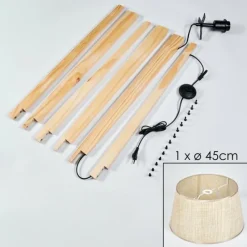 Luminaires Scandinaves-hofstein Sabadim Lampadaire Écru, 1 lumière