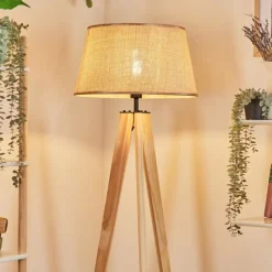 Luminaires Scandinaves-hofstein Sabadim Lampadaire Écru, 1 lumière