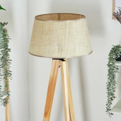 Luminaires Scandinaves-hofstein Sabadim Lampadaire Écru, 1 lumière